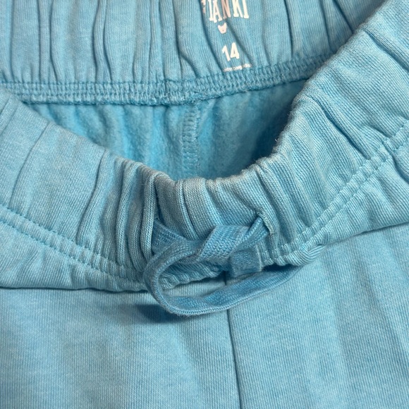 Light Blue Drawstring Shorts - Picture 3 of 3